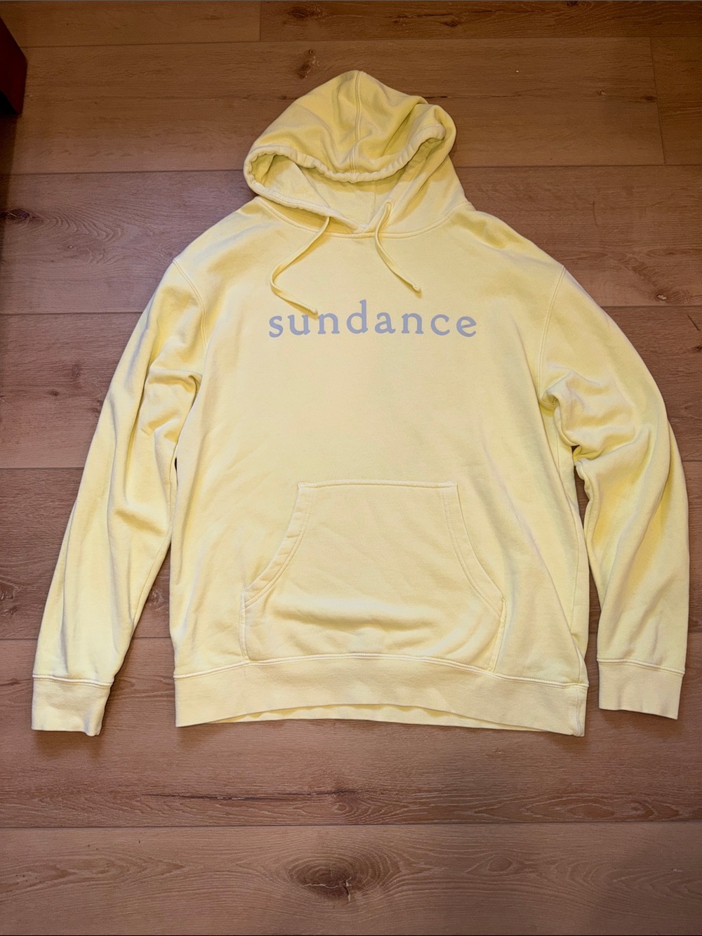 Sundance Butter Yellow Classic Logo Hoodie Unisex